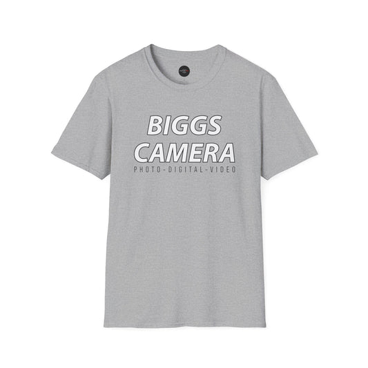 BIGGS CAMERA - (DISCOUNT CODE AVAILABLE AT BIGGS CAMERA IN CHARLOTTE, NC) - Unisex Softstyle T-Shirt